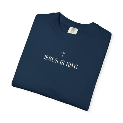 Jesus Is King T-Shirt — Minimal Christian Faith Tee