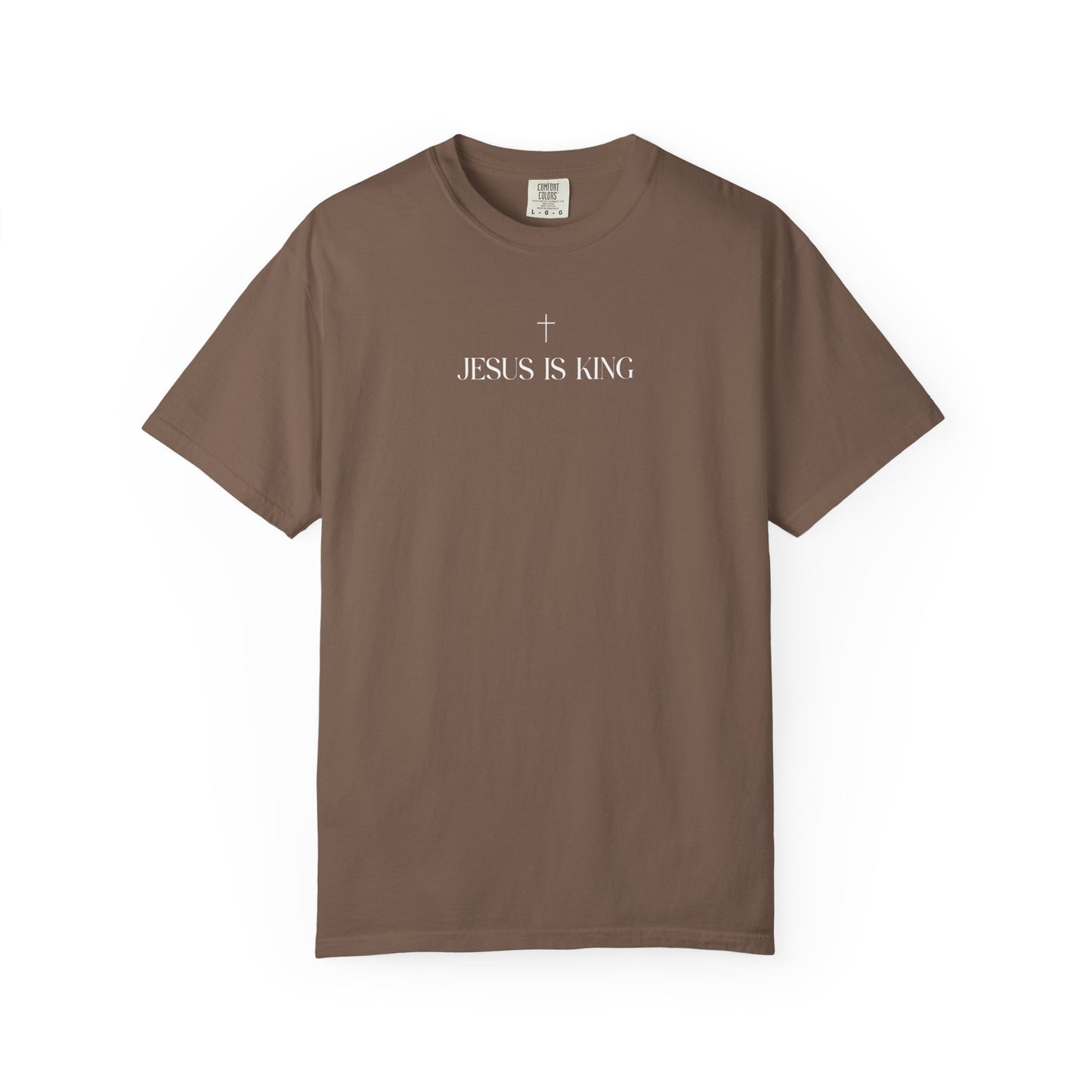Jesus Is King T-Shirt — Minimal Christian Faith Tee