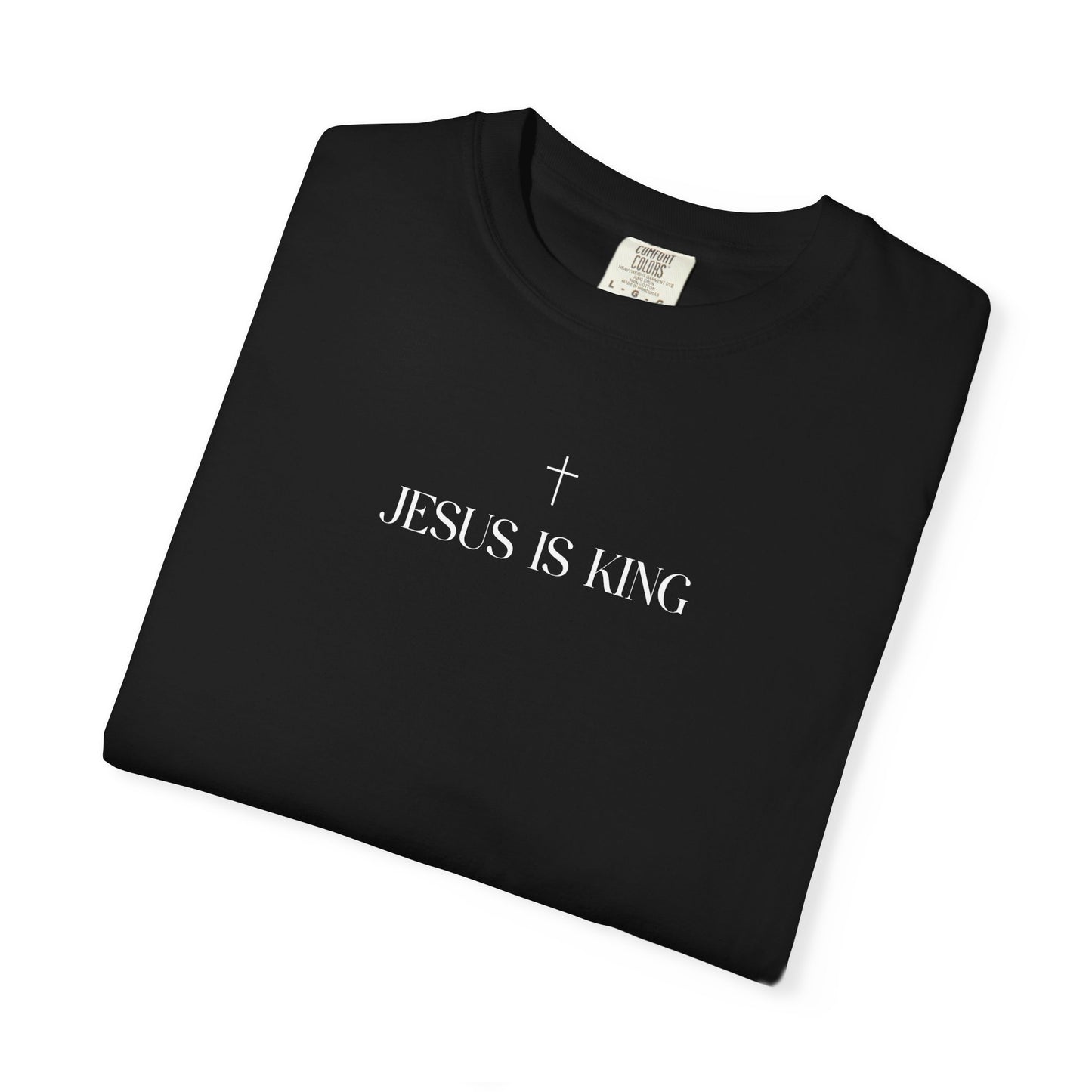 Jesus Is King T-Shirt — Minimal Christian Faith Tee