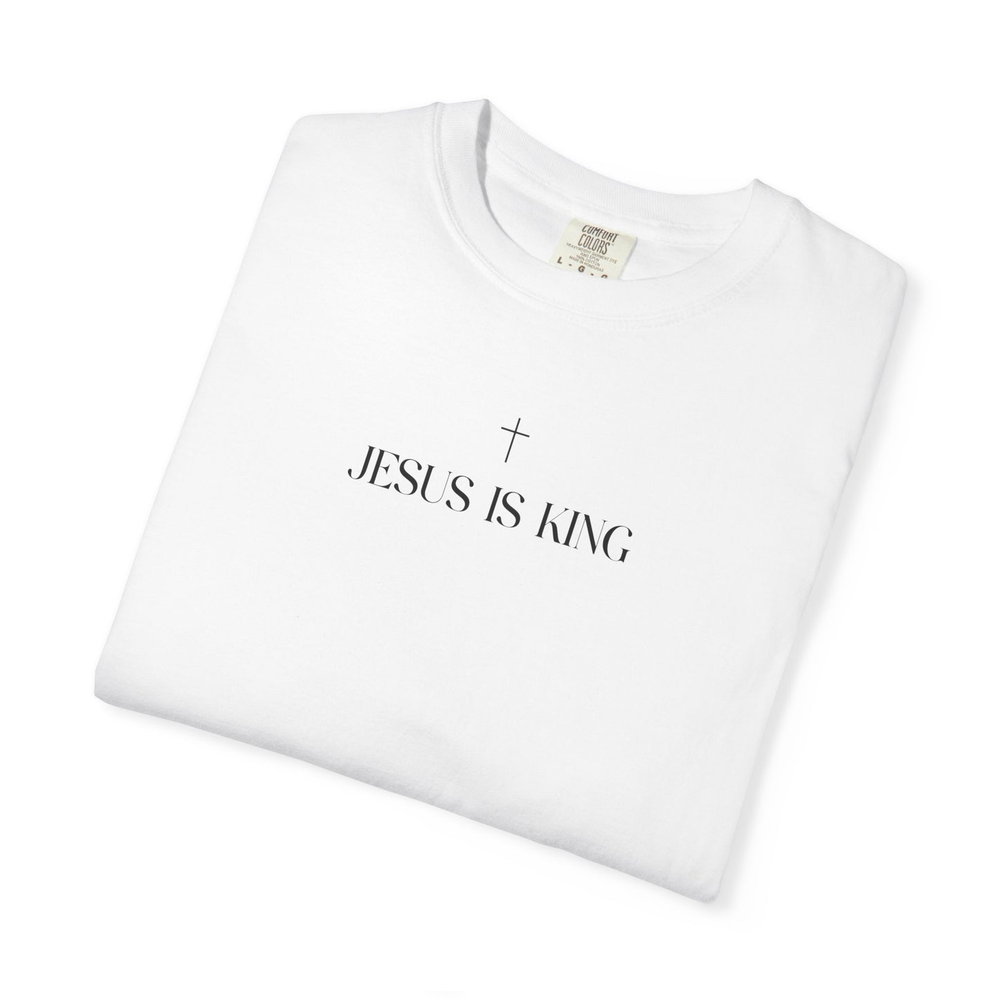 Jesus Is King T-Shirt — Minimal Christian Faith Tee