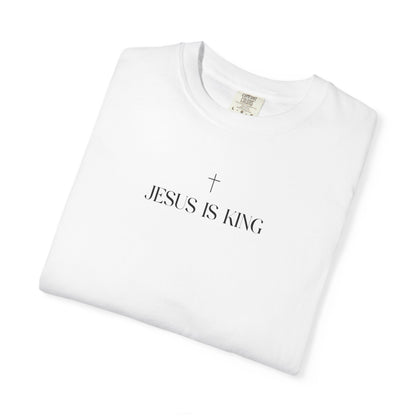 Jesus Is King T-Shirt — Minimal Christian Faith Tee