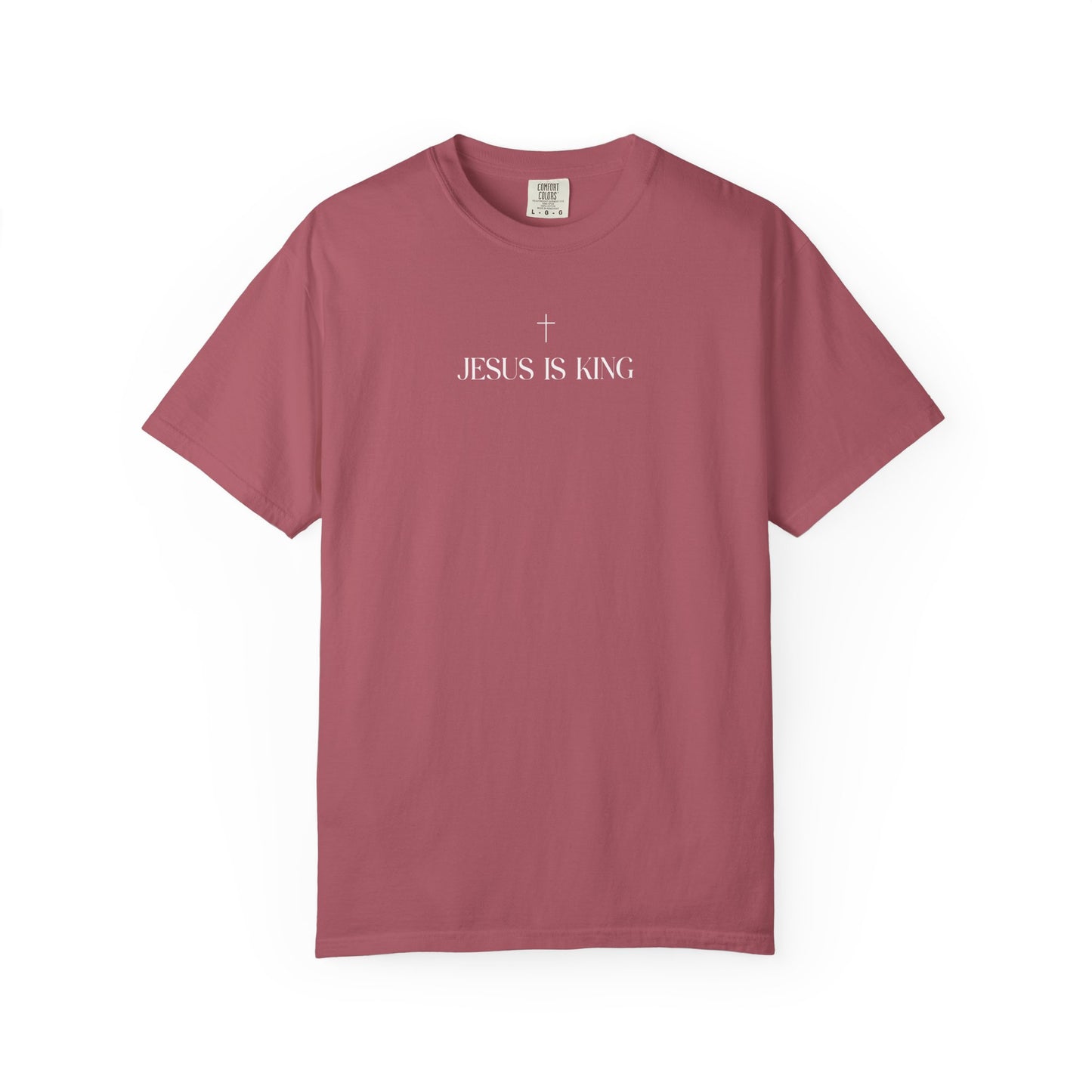 Jesus Is King T-Shirt — Minimal Christian Faith Tee