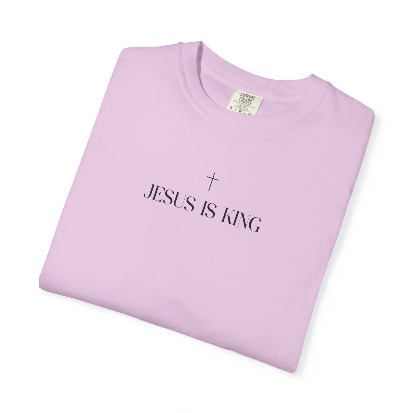Jesus Is King T-Shirt — Minimal Christian Faith Tee