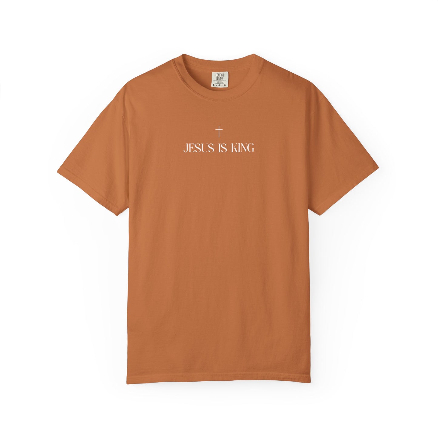 Jesus Is King T-Shirt — Minimal Christian Faith Tee
