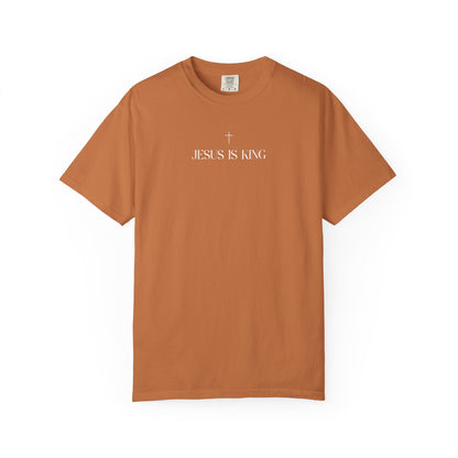 Jesus Is King T-Shirt — Minimal Christian Faith Tee