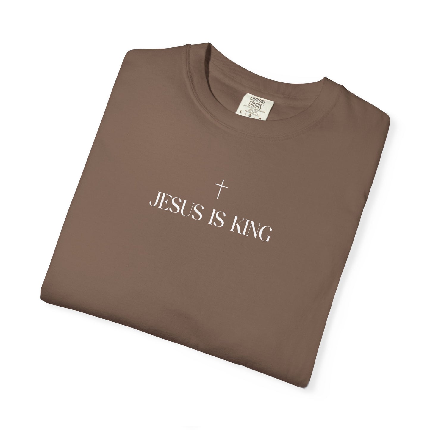 Jesus Is King T-Shirt — Minimal Christian Faith Tee