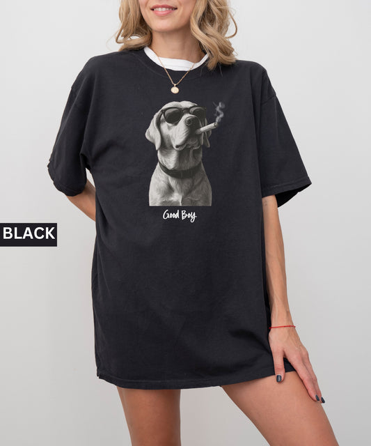 Cool Dog Sunglasses Shirt – Comfort Colors® Vintage Dog Graphic Tee, Funny Dog Lover T-Shirt, Retro Streetwear Aesthetic Shirt Gift