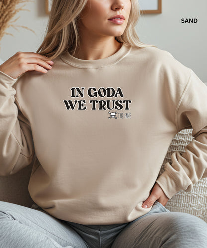 In Goda We Trust Crewneck manga Sweatshirt - Unisex Heavy Blend™