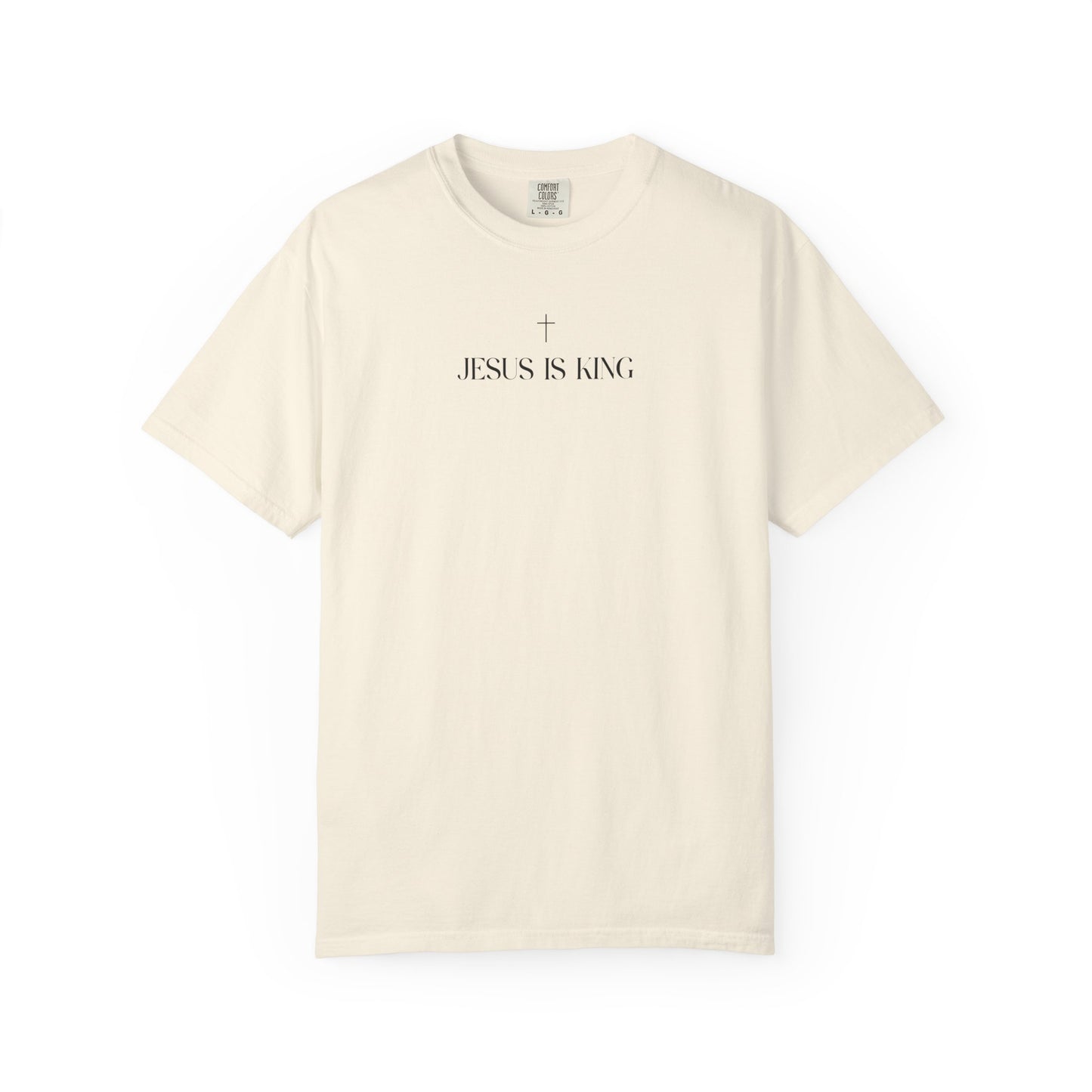 Jesus Is King T-Shirt — Minimal Christian Faith Tee
