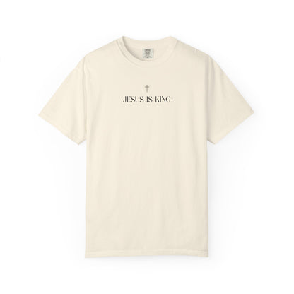 Jesus Is King T-Shirt — Minimal Christian Faith Tee