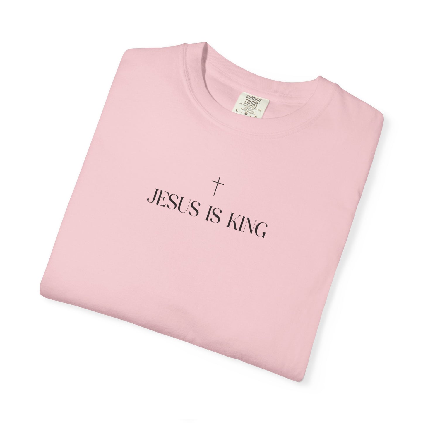Jesus Is King T-Shirt — Minimal Christian Faith Tee
