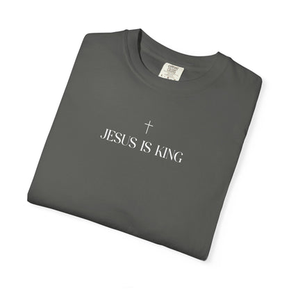 Jesus Is King T-Shirt — Minimal Christian Faith Tee