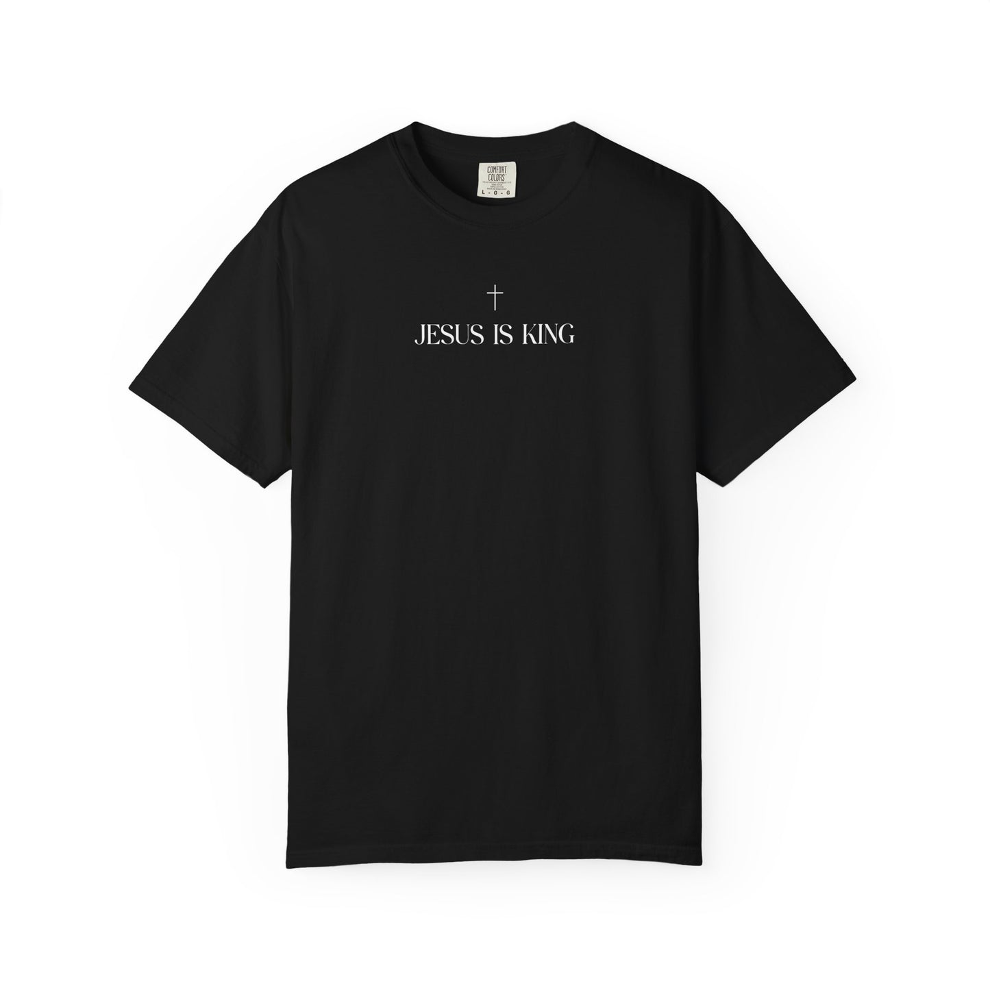 Jesus Is King T-Shirt — Minimal Christian Faith Tee