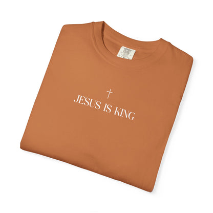 Jesus Is King T-Shirt — Minimal Christian Faith Tee