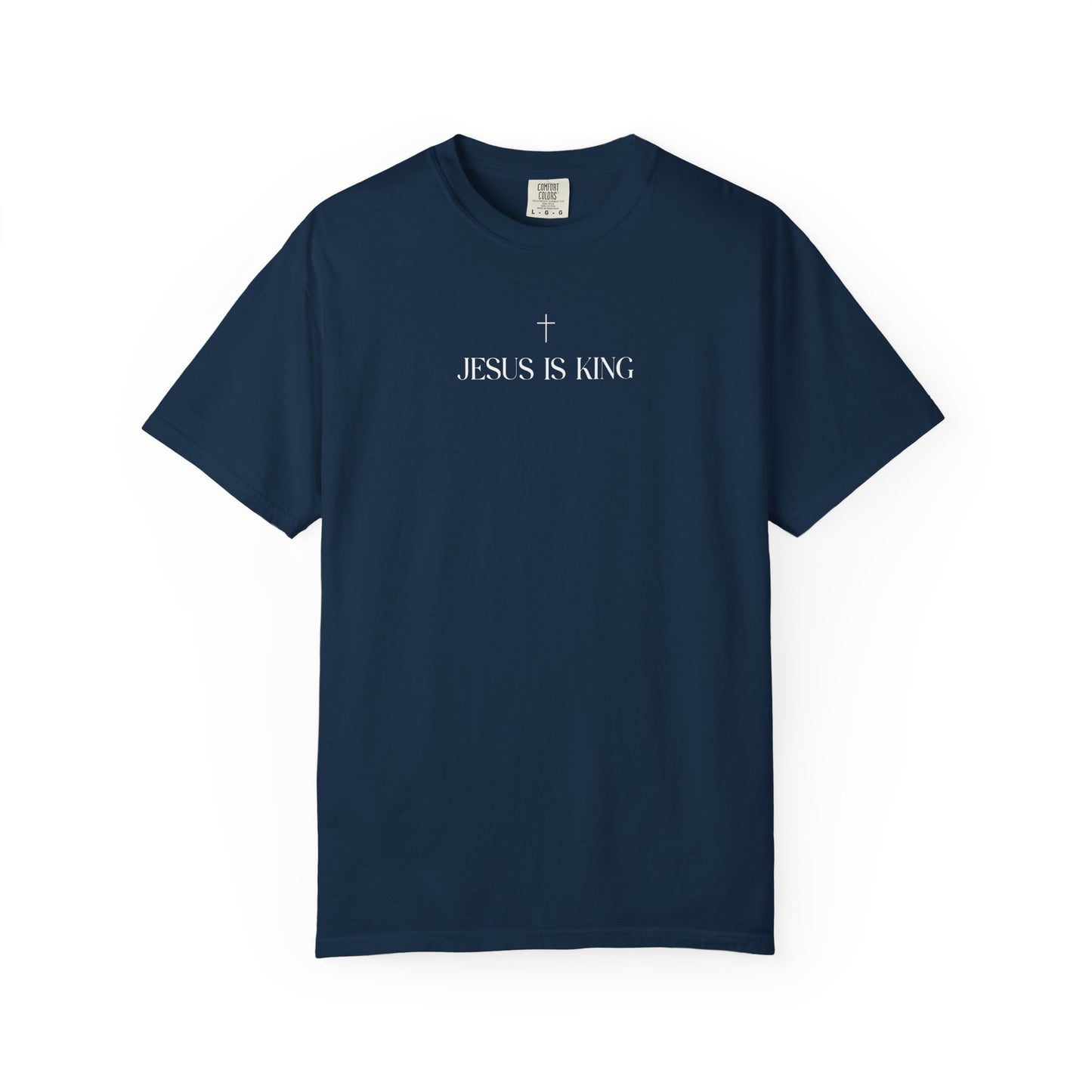 Jesus Is King T-Shirt — Minimal Christian Faith Tee