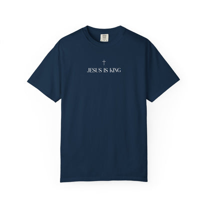 Jesus Is King T-Shirt — Minimal Christian Faith Tee