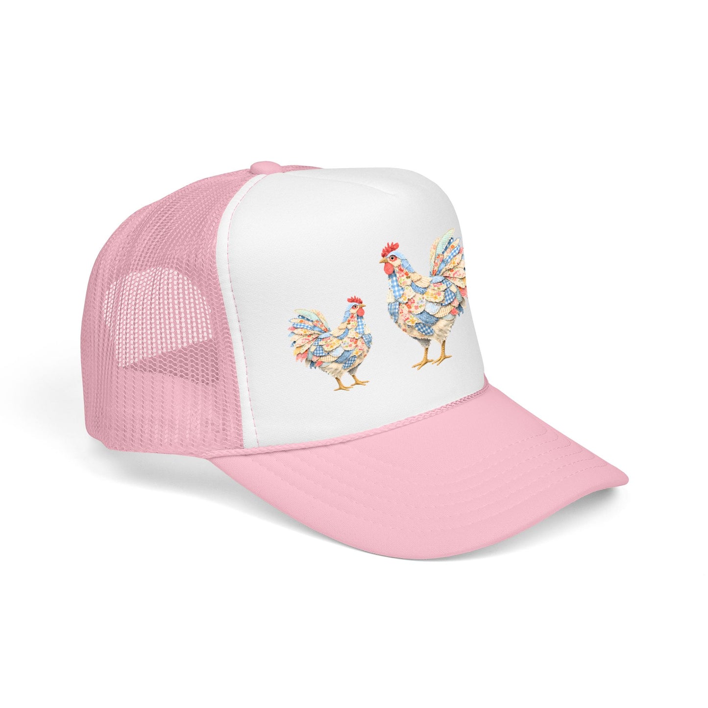 Colorful Rooster Trio Trucker Hat