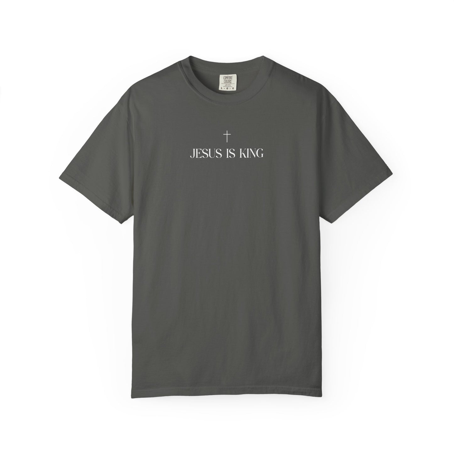 Jesus Is King T-Shirt — Minimal Christian Faith Tee