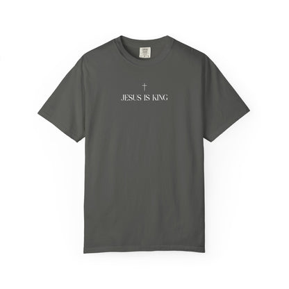 Jesus Is King T-Shirt — Minimal Christian Faith Tee