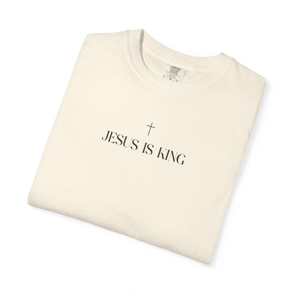 Jesus Is King T-Shirt — Minimal Christian Faith Tee